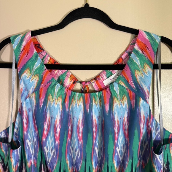 Athleta Ikat Martinique Multi Color Dress XL - Picture 5 of 11